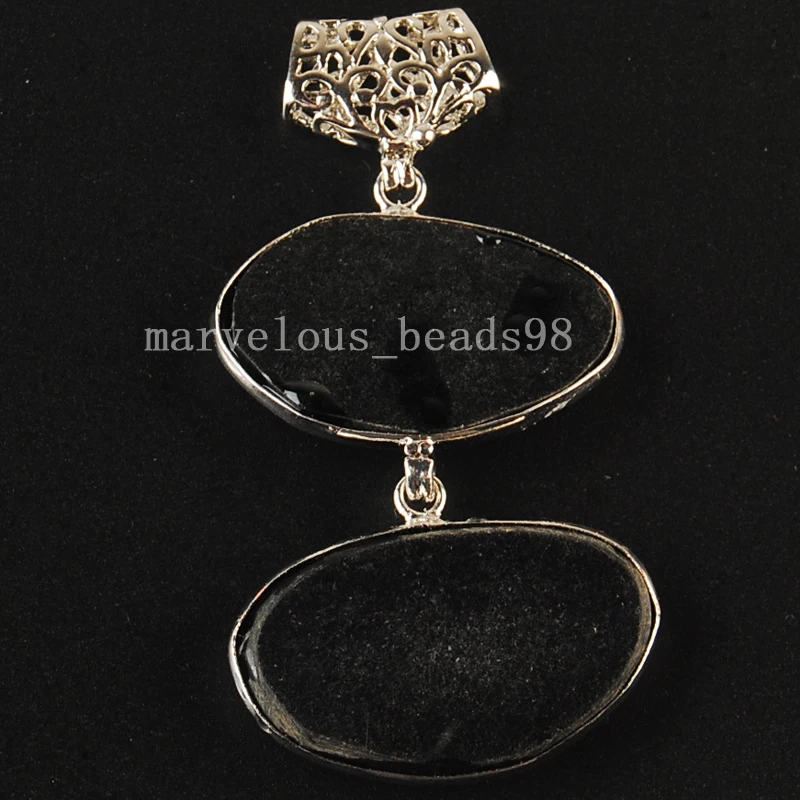 Бесплатная доставка модные ювелирные изделия 32x58 мм овальная подвеска в виде