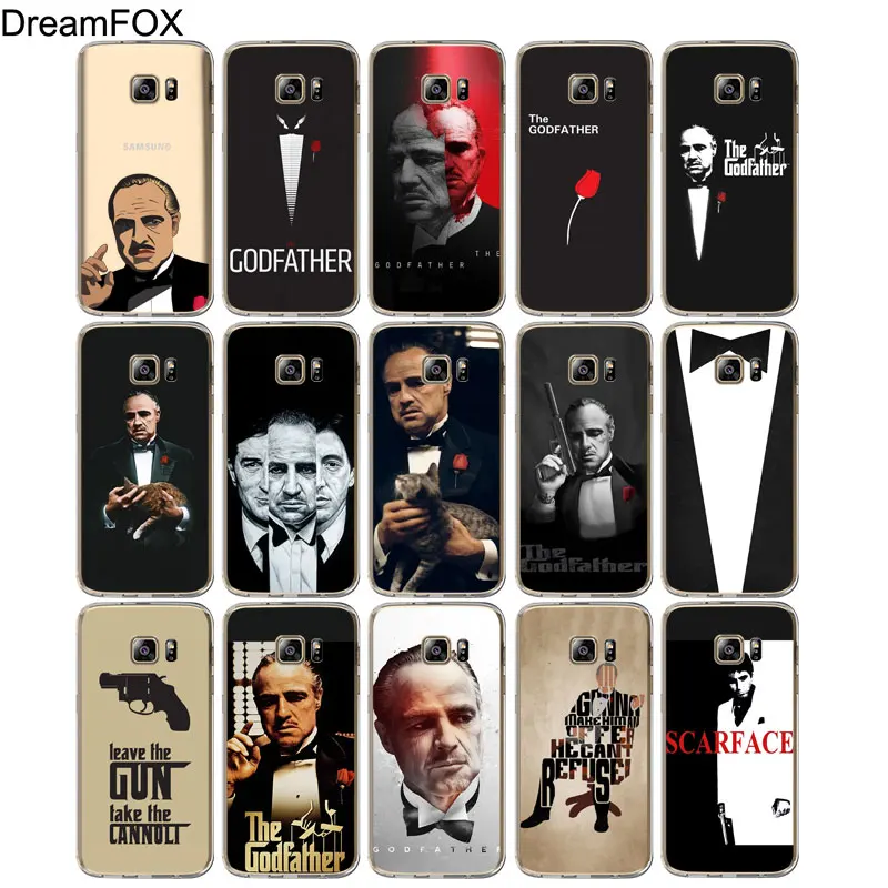 DREAMFOX M151 The Godfather Marlon Soft TPU Silicone Cover Case For Samsung Galaxy S5 S6 S7 S8 S9 S10 5G S10E Lite Edge Plus |