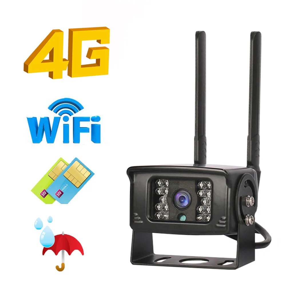 IP камера HISMAHO 4G SIM карта Wi Fi 1080P ONVIF металлический чехол 720P наружная