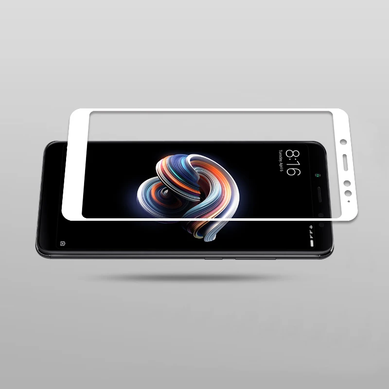 AMORUS для Xiaomi Redmi Note 5 Pro Закаленное стекло протектор Полный Клей полная пленка