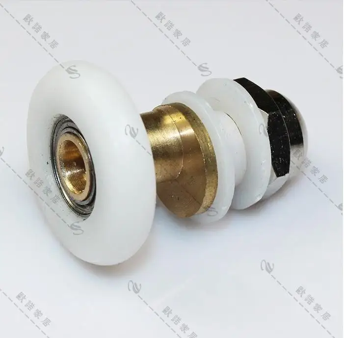 Бесплатная доставка 8 шт. 25 мм маленький подшипниковый ролик для душа|shower pulley|bearing