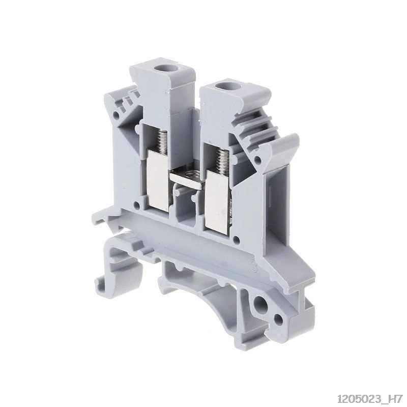 10 шт./компл. UK-2.5B винт клеммного блока общего применения PCB Din Rail проводка концевой соединитель