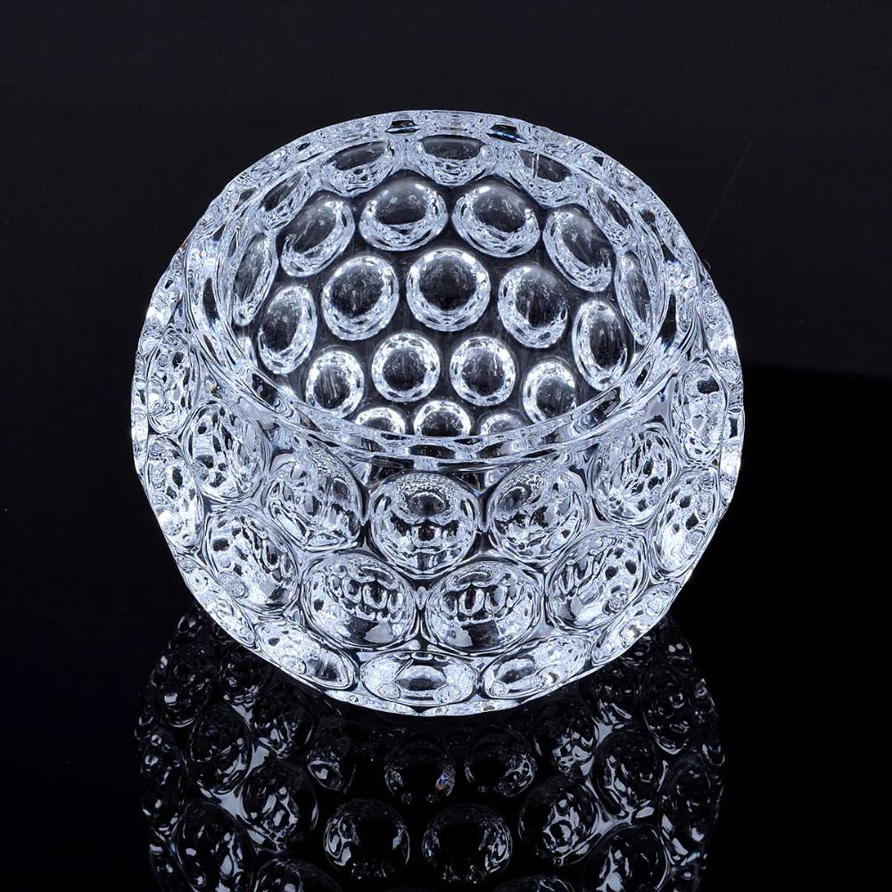 Ясный хрустальный подсвечник Свадебные украшения Tealight Держатели