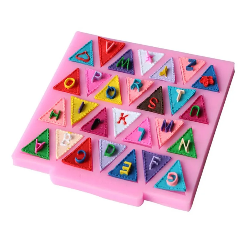 Случайные цвета инструменты для приготовления пищи Форма флага 26 английская