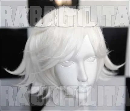 Парик для косплея аниме Kamisama Love Mizuki белый термостойкий синтетический парик +