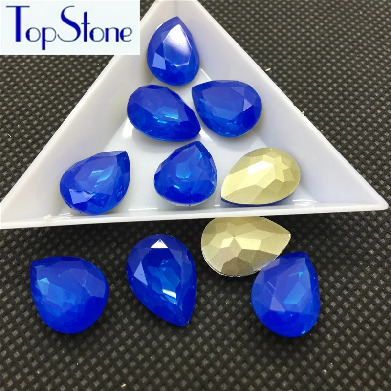 Опалы из полимера TopStone 50 шт. 13x18 10x14 мм каплевидные камни для изготовления платьев