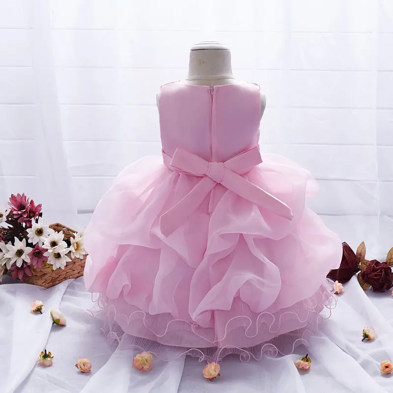 Кружевное платье для девочек с цветочным узором без рукавов k1 2017 | Детская одежда