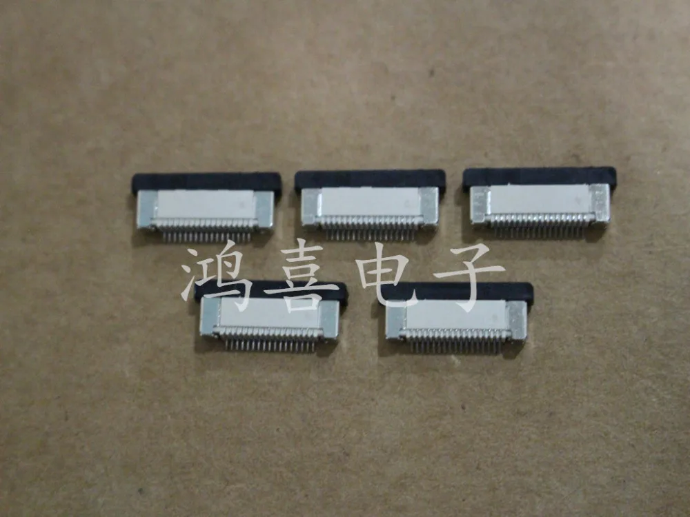 

New FFC flexible flat cable connector FPC socket 0.5mm pitch 17 pin laptop