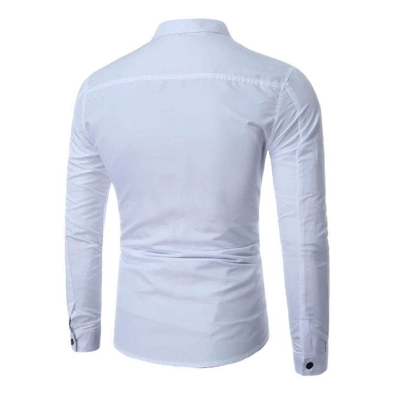 Новое поступление 2108 модные мужские рубашки с длинным рукавом и принтом розы