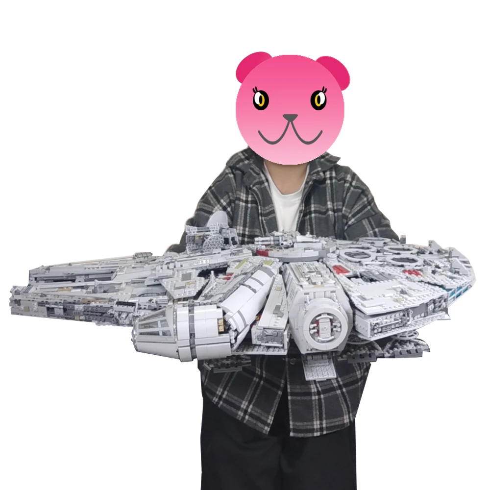 Lepin 05132 Звездный Разрушитель Millennium Falcon LegoINGs 75192 Кирпичи Модель Строительные блоки