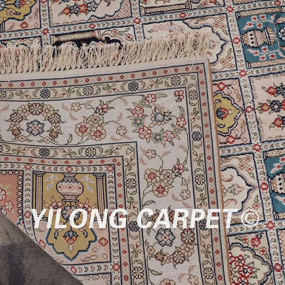 Турецкий ковер YILONG 4 'x 6' ручной работы для гостиной четыре сезона выгодные