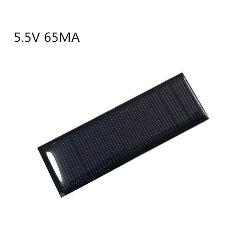 

Mini Poly Solar Panel 5.5V 65MA for Flashlight special solar panels 90*30MM