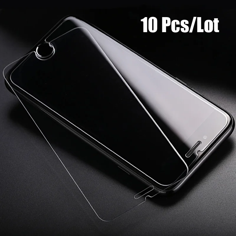 SMILYOU 10 шт./лот Премиум Закаленное стекло для iPhone 6 6s 7 Plus 8plus X защита экрана
