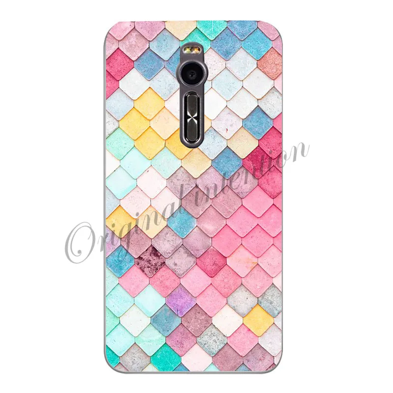 Роскошные Крышки Геля TPU Case Кожи Для Asus Zenfone 2 ZE550ML ZE551ML/Zenfone (5.5 дюйм(ов)) кремния