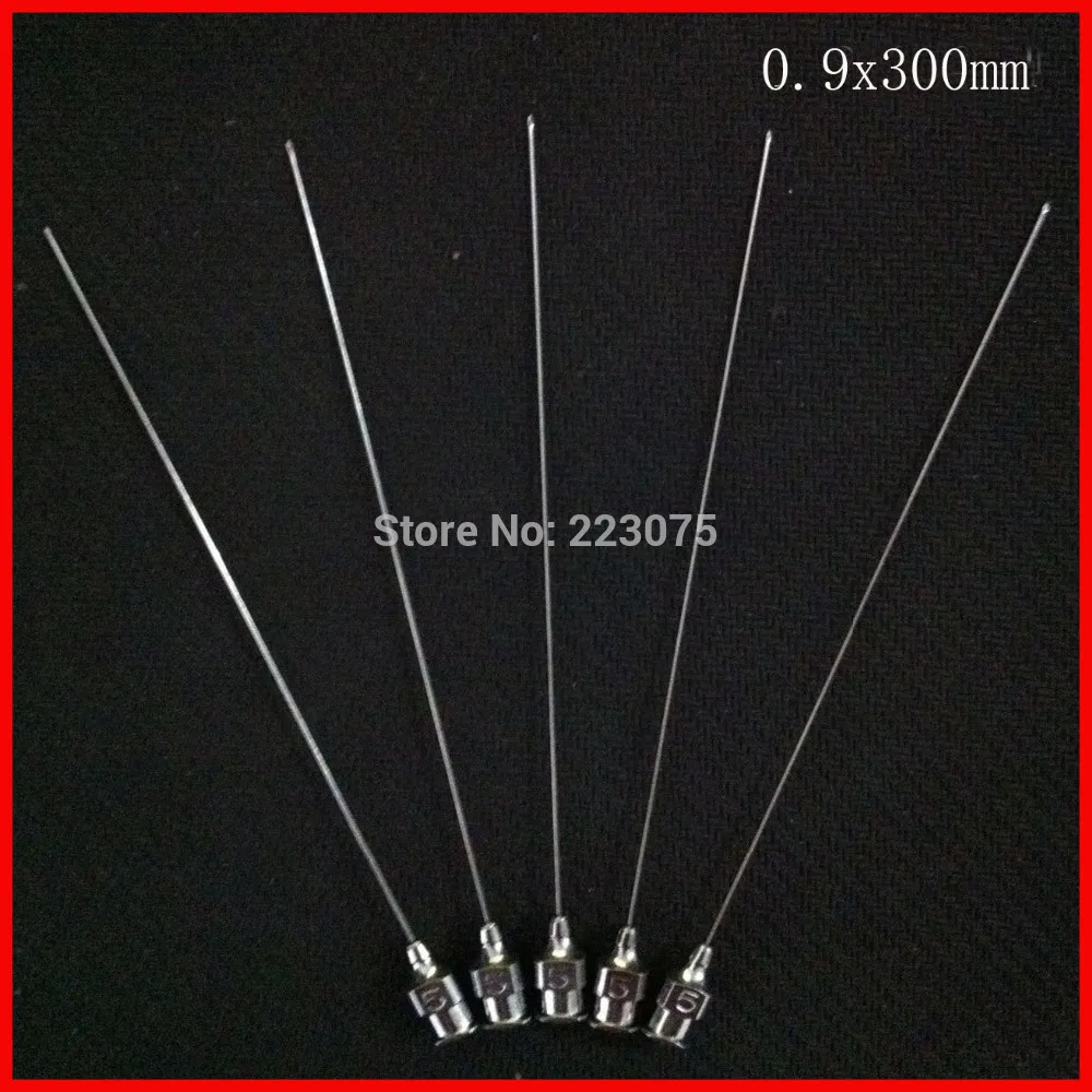 

Hot Sale Medicine Box Pastillero Pill Case New 5pcs Stainless Steel Ss304 Syringe Needle Dispensing Needles 0.9x300mm