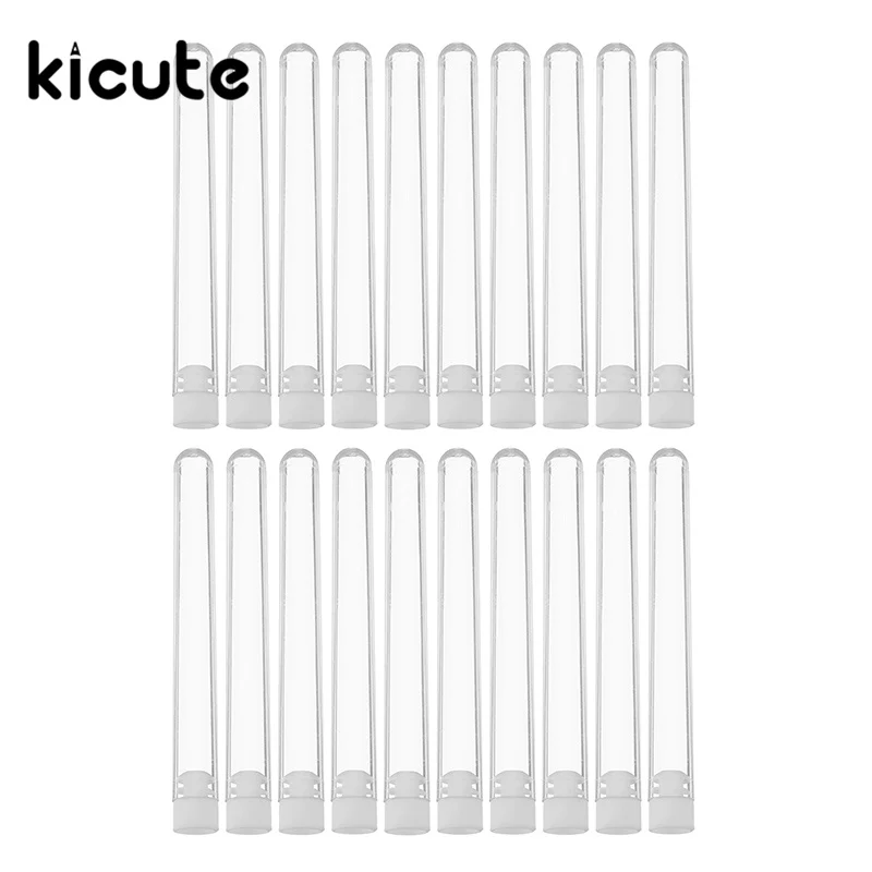 Пробирка пластиковая 13 Х100 мм с U-образным дном KiCute 20 шт. | Канцтовары для офиса и