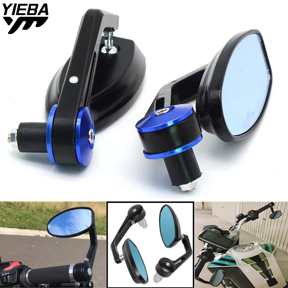 Зеркала для мотоцикла зеркало заднего вида руль Yamaha YZF R6 R3 R1 FZ6 MT09 MT07 XJR 02 03 04 05 06 07