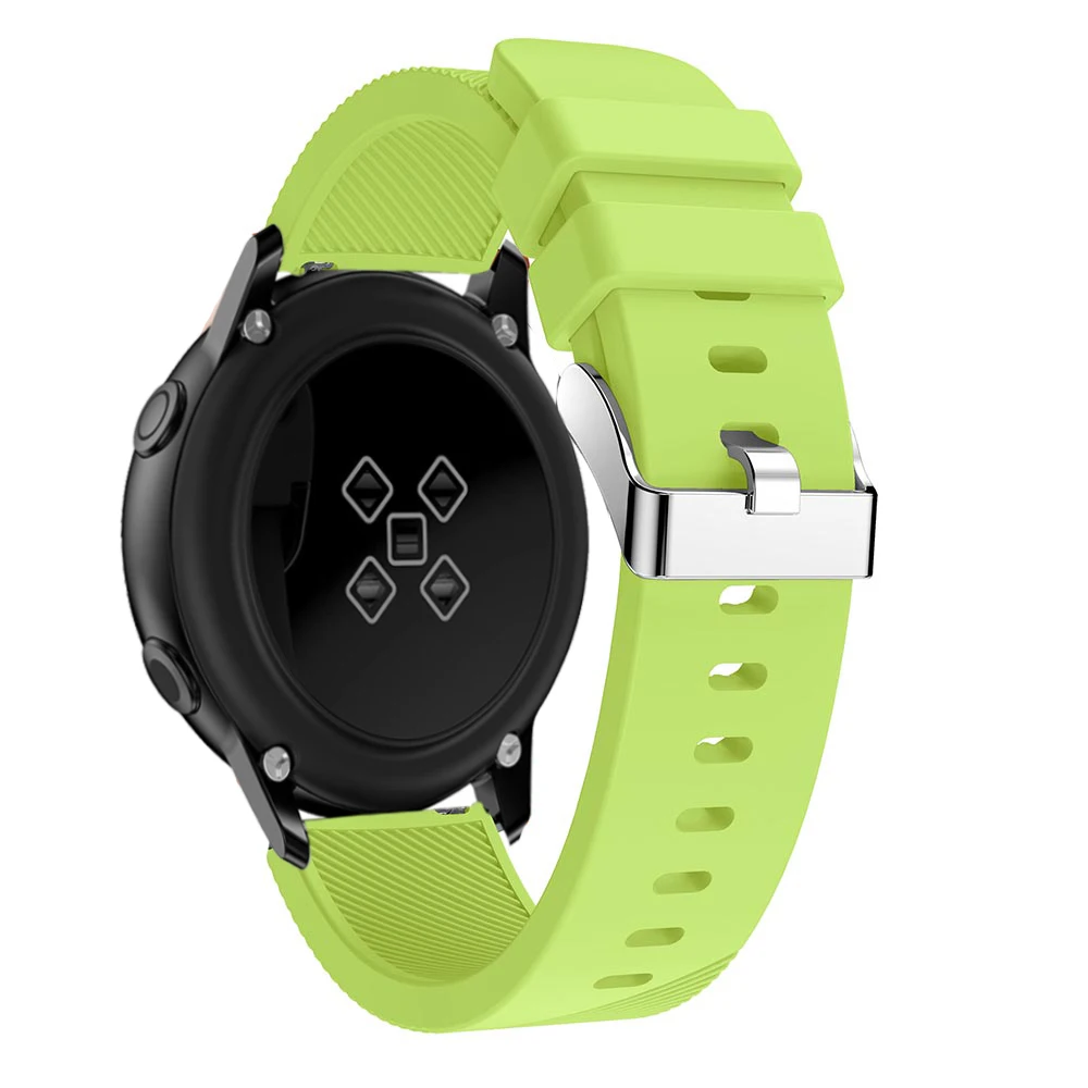 Силиконовый ремешок для часов Galaxy watch active сменный умных Samsung 42 мм Gear S2|Ремешки