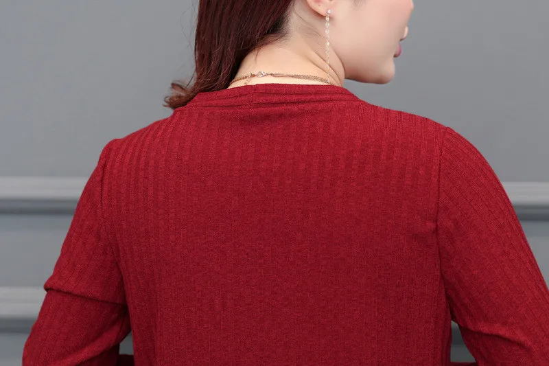 Большие размеры 3XL 4XL 5XL женский Макси длинный вязаный кардиган свитер верхняя одежда женский мама Femme Повседневный Кардиган-пальто Новинка осень
