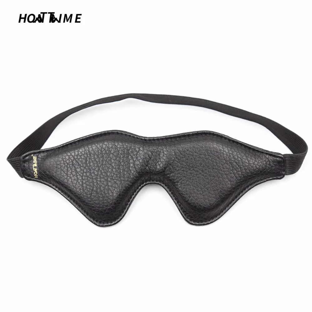Новинка 2019 SM натуральная повязка из кожи на глаза бондаж губка маска для глаз