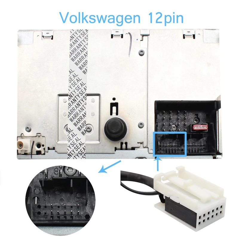 Автомобильный MP3 USB/AUX 3 5 мм Bluetooth адаптер стерео Hands Free Авто CD Changer Aux USB для VW Audi Skoda