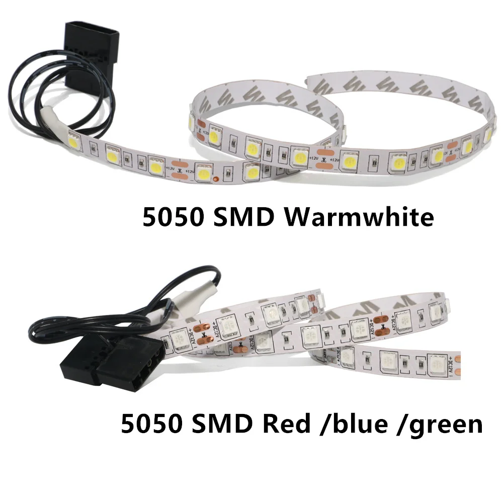 5050 SMD RGB Светодиодная лента постоянного тока 12 В Водонепроницаемая светодиодная