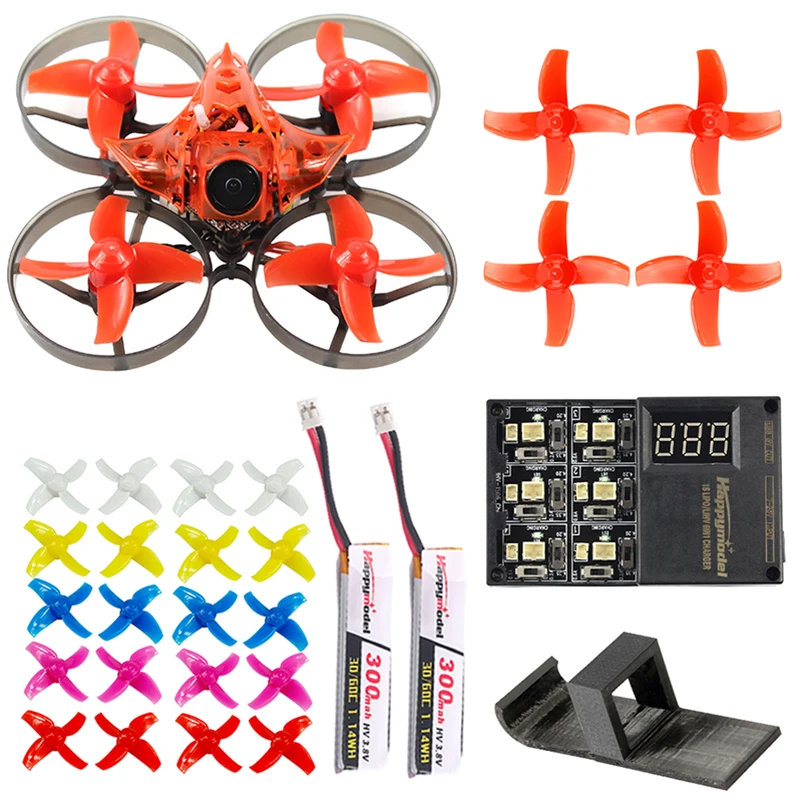 JMT 75 мм V2 Crazybee F4 Pro OSD 2S FPV RC гоночный Дрон Caddx EOS2 1200TVL мини-камера 25/200mW VTX RTF BNF Модернизированный Mobula7
