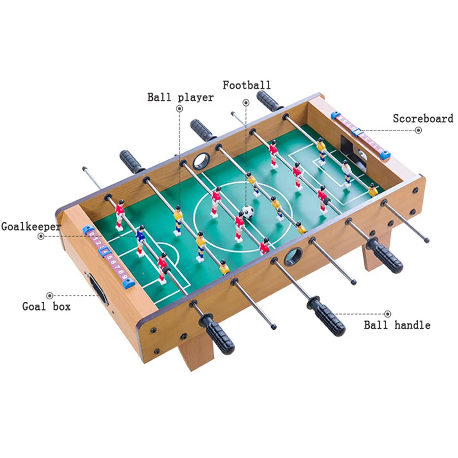 Foosball Table Soccer Tables for Parties, Mini Balle Baby Foot Ball Desk Game - Ideal Kid's Gift T4 image 3