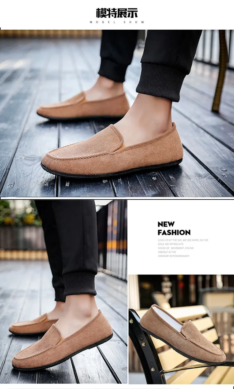 Г. Весенне-осенняя мужская парусиновая обувь светская Мода guy beanbeanshoes Мужская обувь для отдыха Пекинская Тканевая обувь