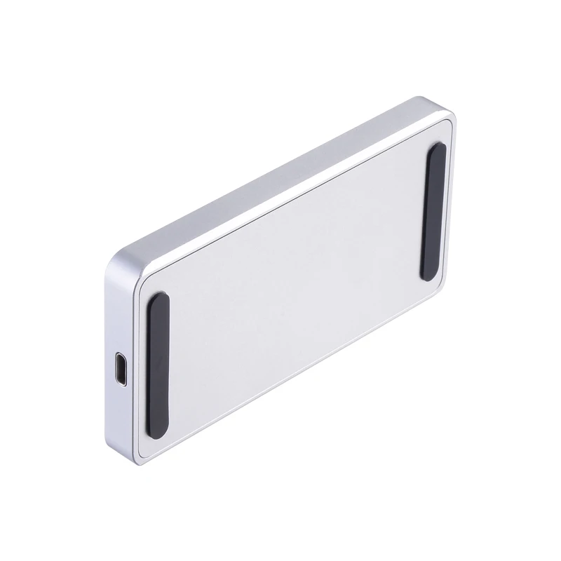 CNC alumunum crafting dual bay M.2 NGFF to USB3.1 HDD SSD enclosure support RAID with transfer speed ups to 10Gb[s