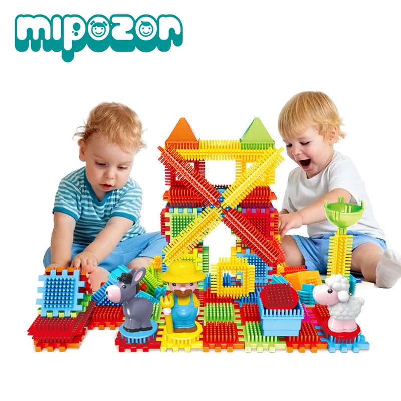 Мягкие блоки MIPOZOR из АБС пластика игрушки Детский конструктор для раннего