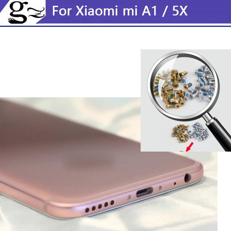 2 шт. для Xiaomi mi A1 винты док-станции винт для корпуса гвоздь для Xiaomi mi 5X mi 5 X мобильных телефонов