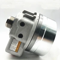 high speed hollow rotating oil cylinder rotary 46mm hole match 6 8 3 jaw hydraulic chuck bk 1246 for cnc lathe ce