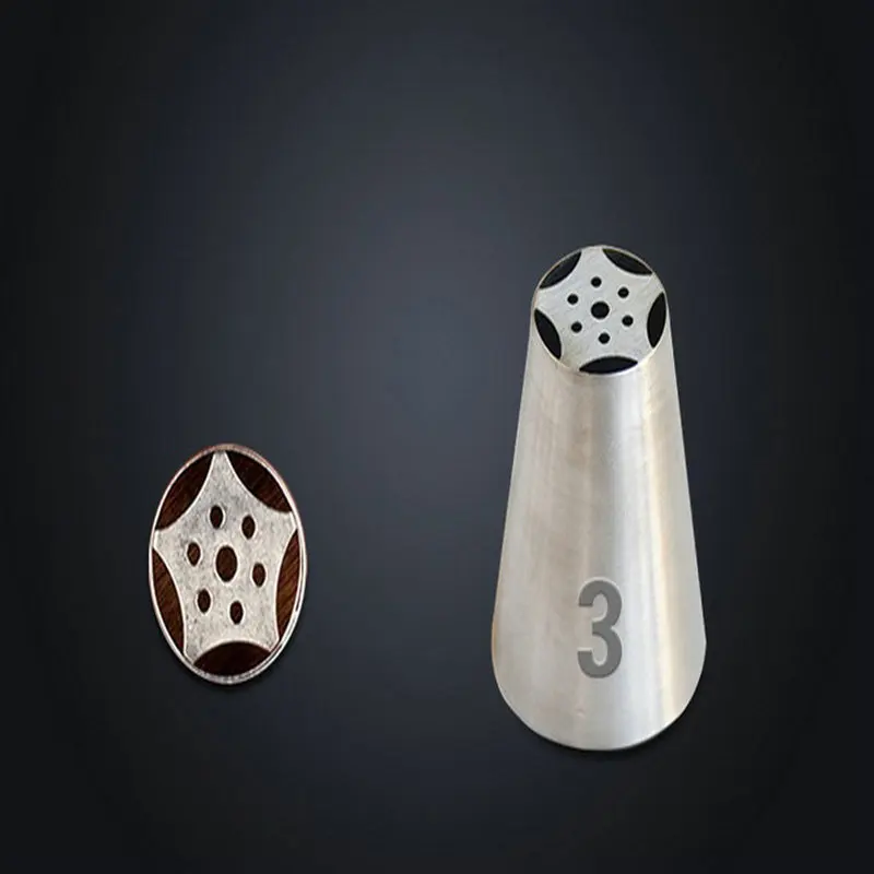 9 шт./компл. русский тюльпан глазури трубопроводов сопла из нержавеющей стали для