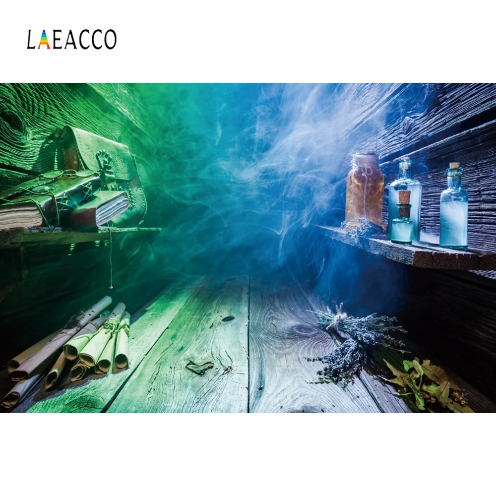 Фотофон Laeacco Magic House с триподом и бутылками сказочные фоны для фотосъемки детского