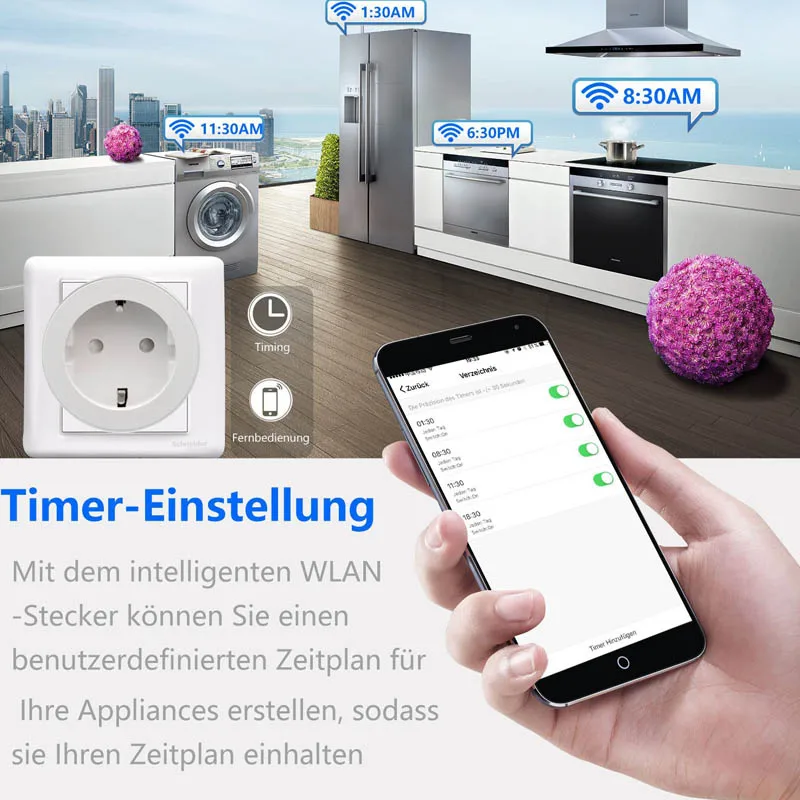 Wifi smart plug Mini Outlet пульт дистанционного управления умная розетка с функцией таймера