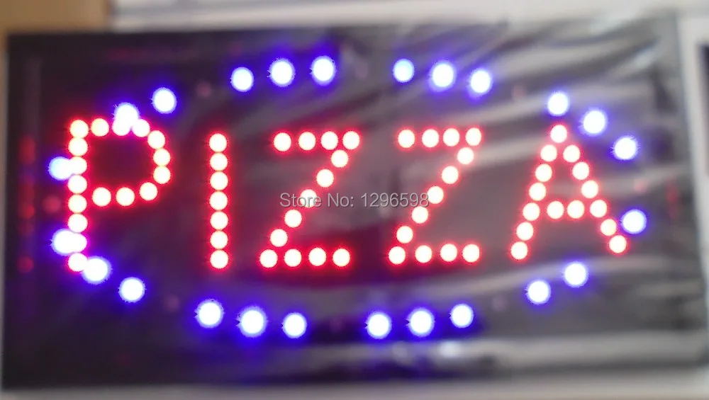 CHENXI Прямые продажи 10x19 дюймов полуоткрытый магазин пиццы ультра яркий бег