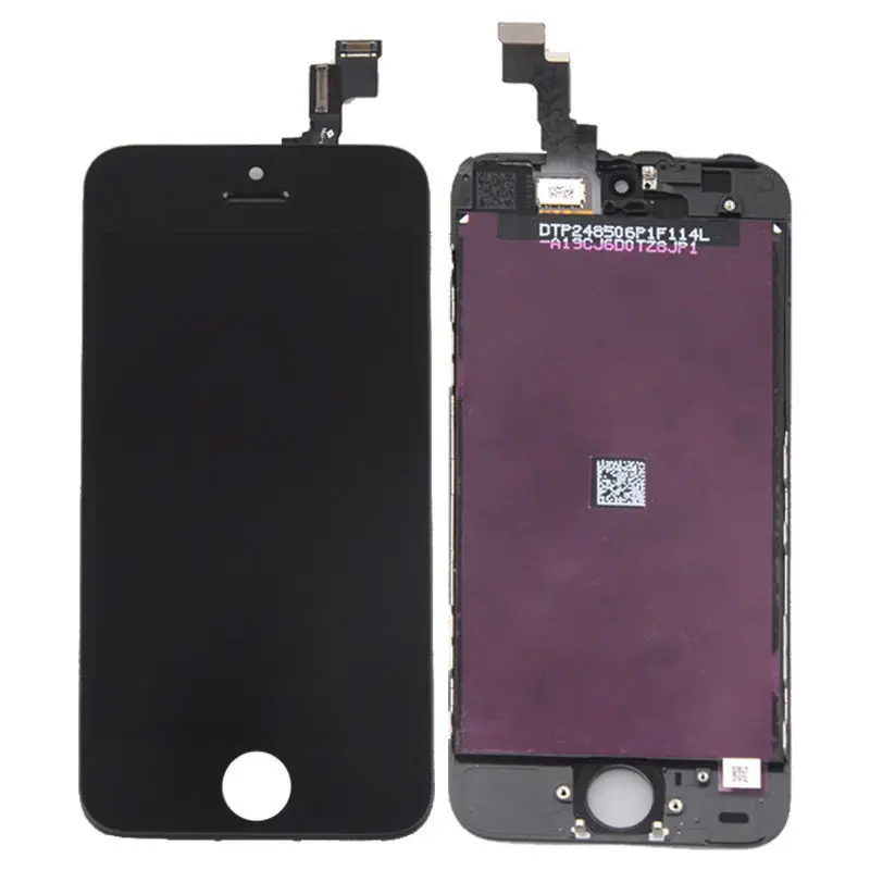 Заводская продукция для iPhone 5 5S 5C ЖК-дисплей в сборе дигитайзер сенсорный экран замена не