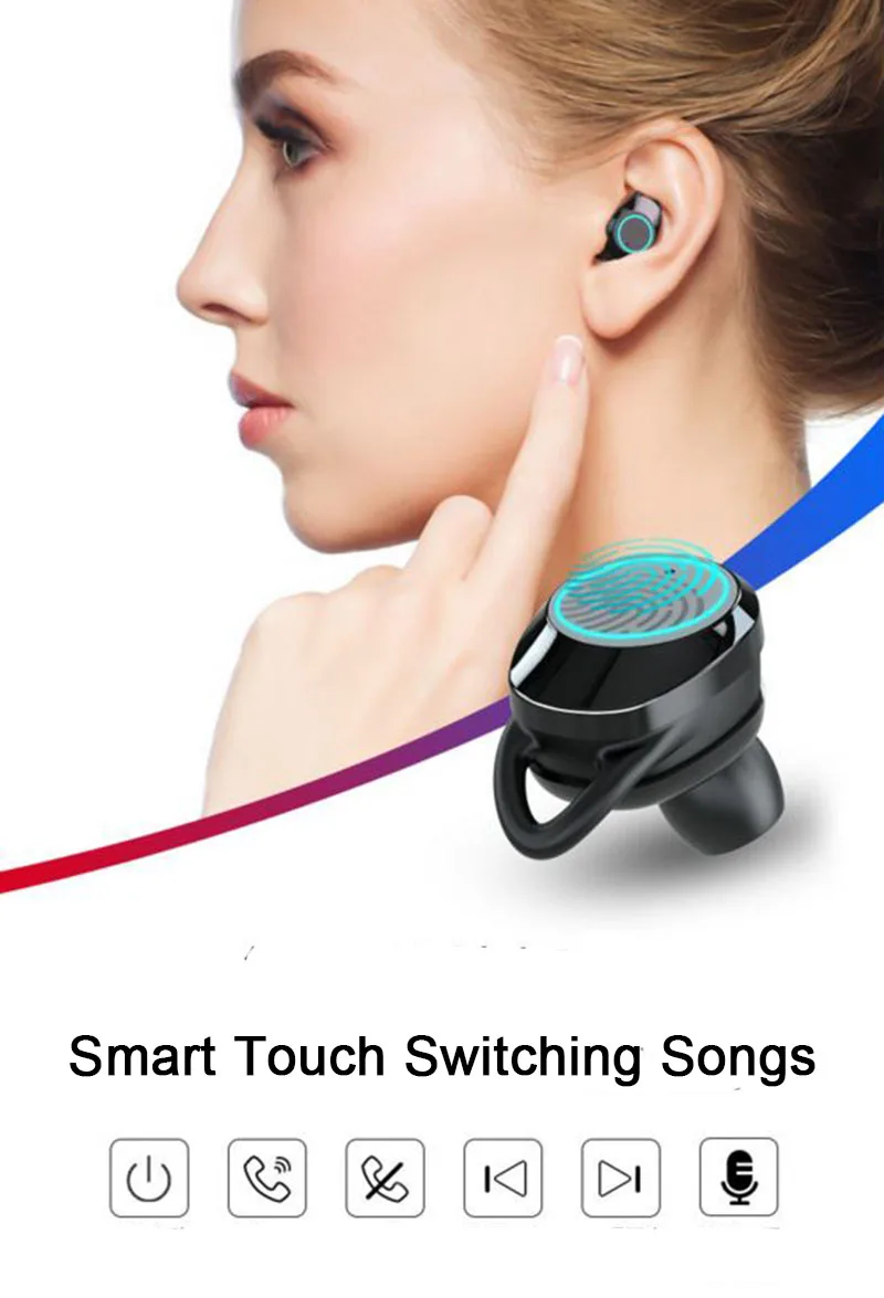 X8 Bluetooth 5,0 с сенсорным управлением TWS наушники EDR Мини Близнецы стерео микрофон настоящие беспроводные наушники для всех смартфонов наушник