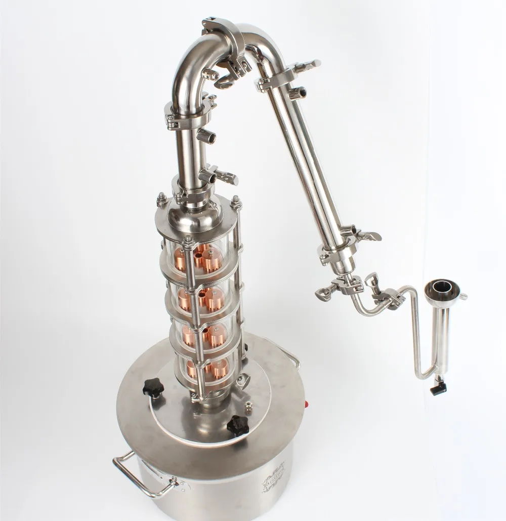 Непрерывное измерение спирта из нержавеющей стали 304 Tri clamp Parrot соединение для дистиллятора