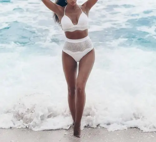 Новый женский комплект бикини Бандаж пуш ап Мягкий купальник купальный пляжный