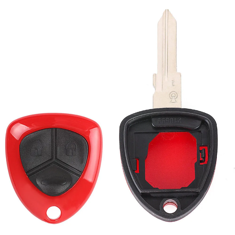 KEYECU для Ferrari F430 2005 2006 2007 2008 2009 дистанционный Автомобильный ключ оболочка чехол