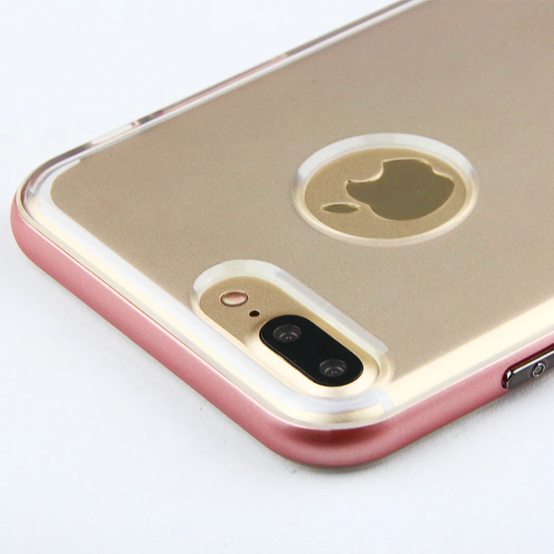 Фирменная Новинка 3D Подставки чехол для телефона iPhone 7 4.7 &quot PC + TPU ультра-тонкий