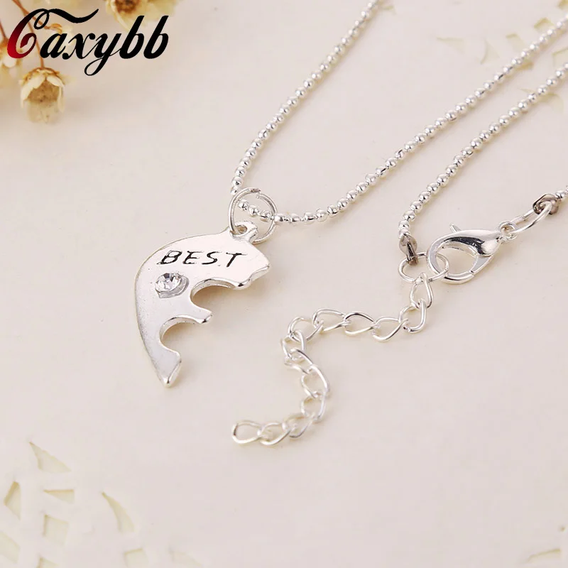 Ожерелье для влюбленных Caxybb 3 unids Best Friends Forever Bff ожерелье s дружеское сердце