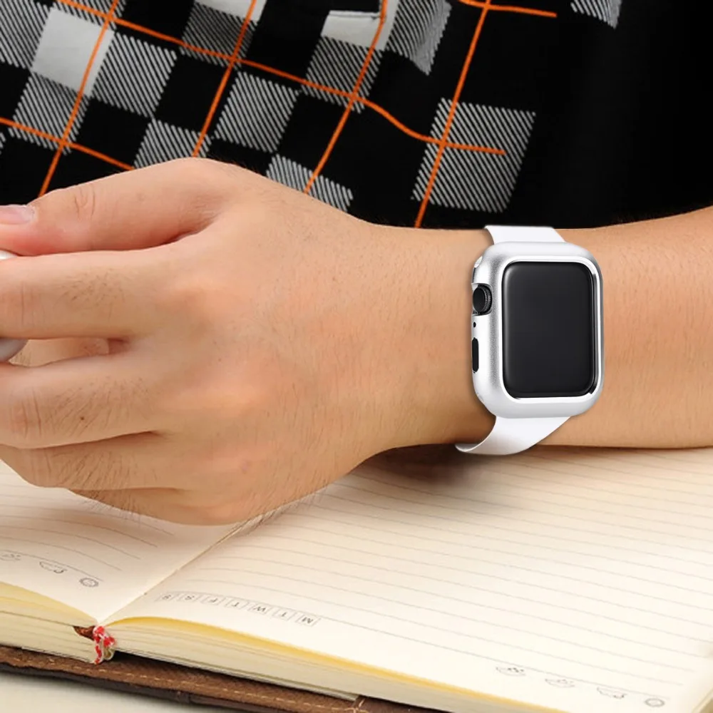 Металлический чехол для Apple Watch Series 4 мм 44 мм 40 мм алюминиевый Магнитный адсорбционный защитный чехол для iWatch мм 3 2 1 42/38 мм Рамка