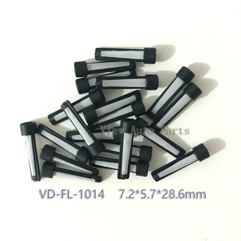 

50pcs Fuel Injector Micro Basket Filter Top Quality Fuel Injector Repair Kits 7.2*5.7*28.6mm VD-FL-1014