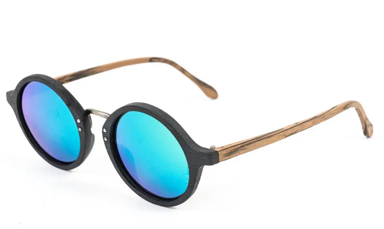 Vision Gafas de sol Hombre деревянный поляризованный Polaroid вогнуто-выпуклые стекла для солнцезащитных очков de soleil pour femmes homme miroir anti-UV400 V251205 - Цвет линз: C86 Green
