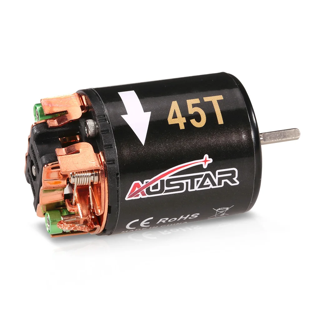 Мотор AUSTAR 540 45T Матовый для 1/10 осевого SCX10 RC4WD D90 гусеничный скалолазания