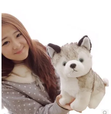Игрушка плюшевая щенки Хаски 20 см|plush toy doll|children day giftplush toys |
