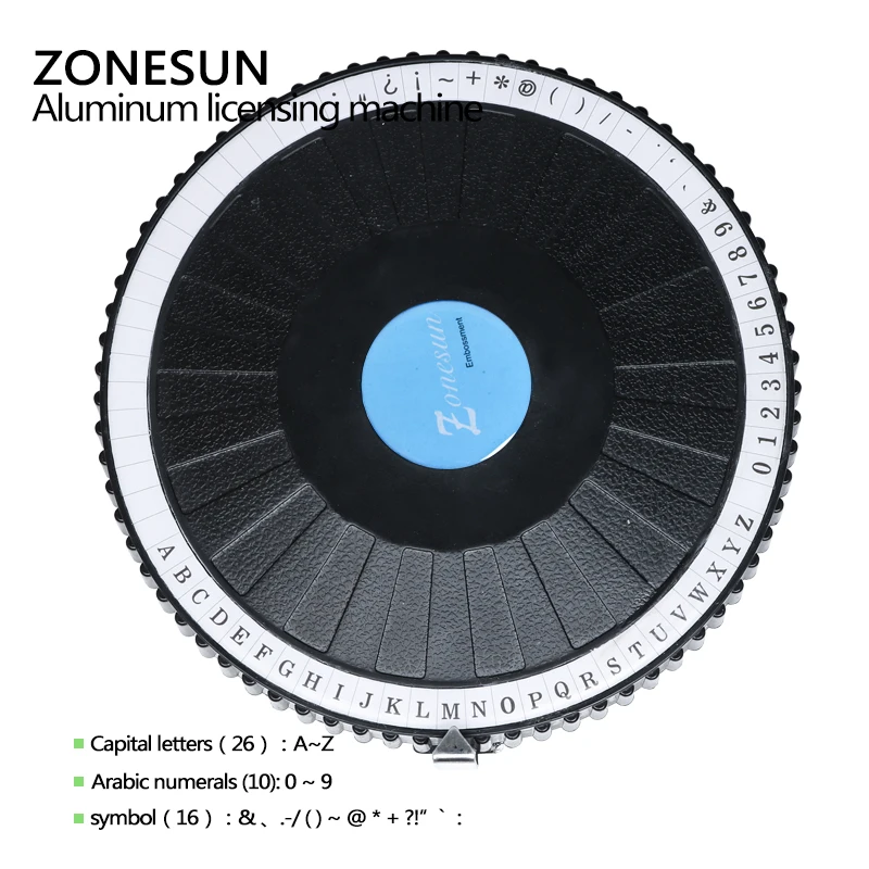 ZONESUN 52 персонаж ручной собачий тег машина Металлическая Тиснение ID карта